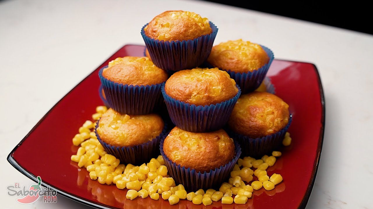 Mantecadas de Pan de Elote - 