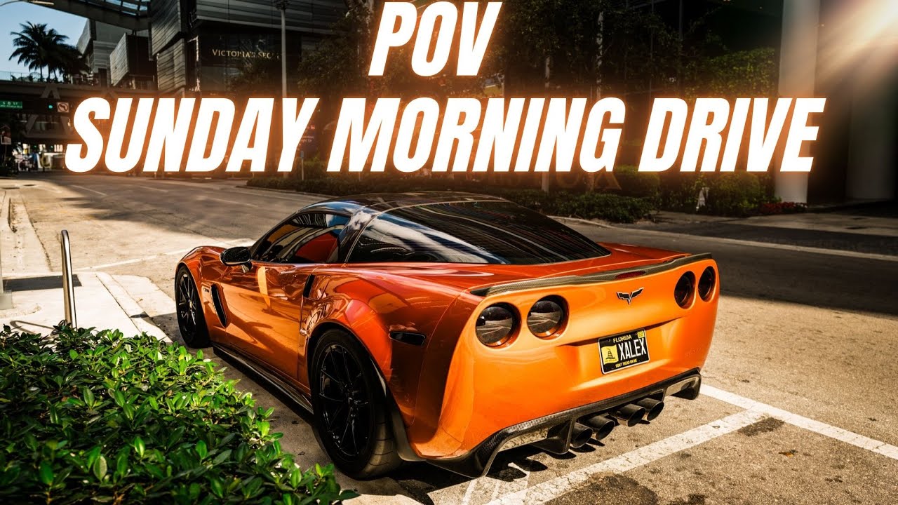 SUNNY SUNDAY CRUISE &ndash; CORVETTE Z06 COFFEE RUN VIBES!
