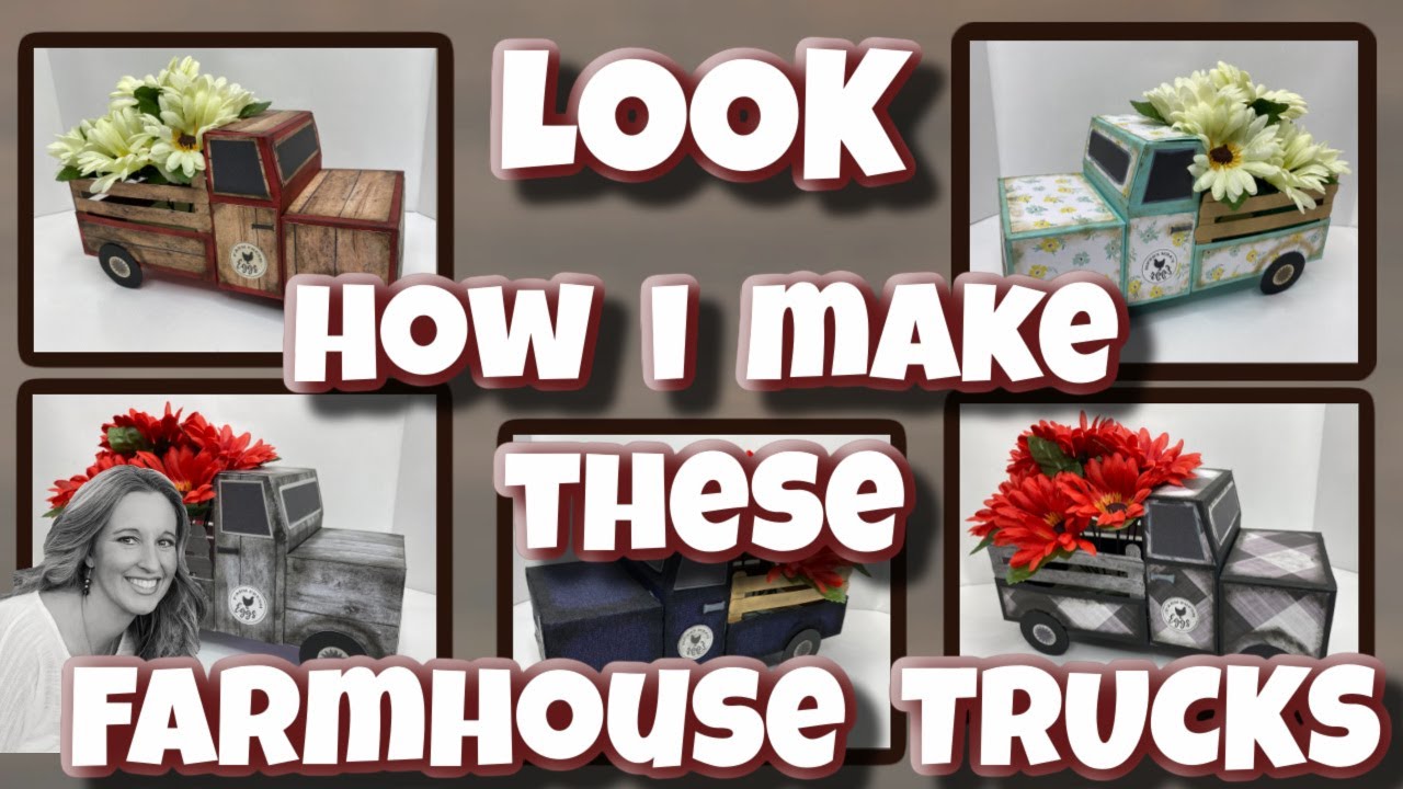 LOOK how I make these FARMHOUSE TRUCKS | UNDER $5