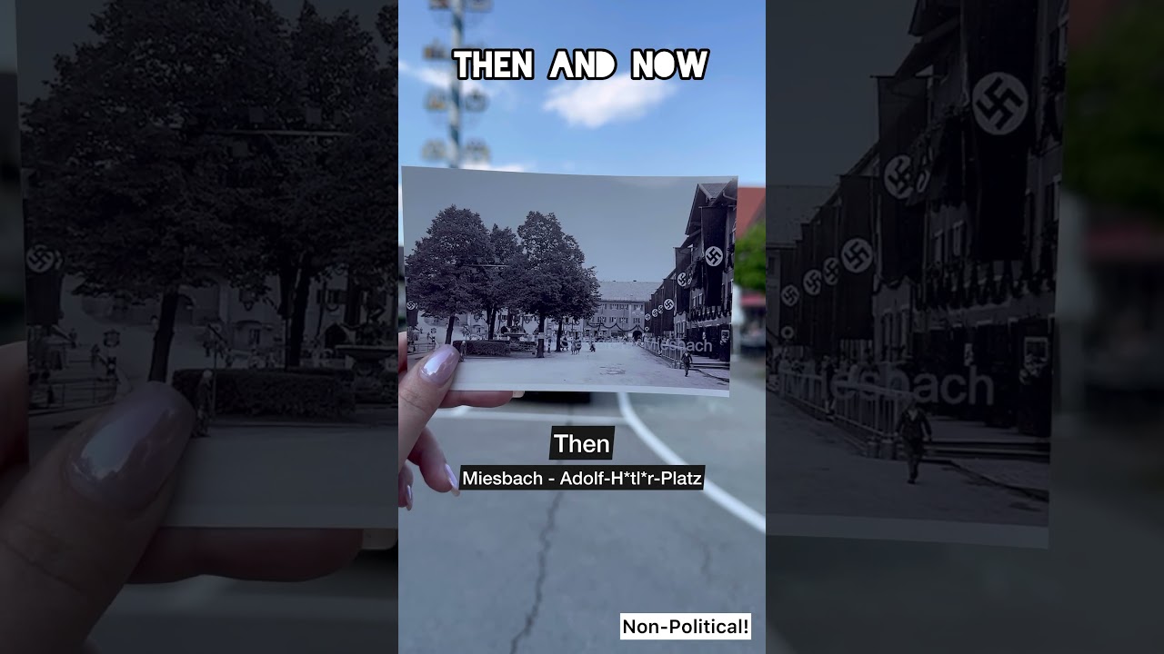 Non-Political! #timetravel #zeitmaschine #zeitreisen #thenandnow #miesbach #ww2 #germany #history