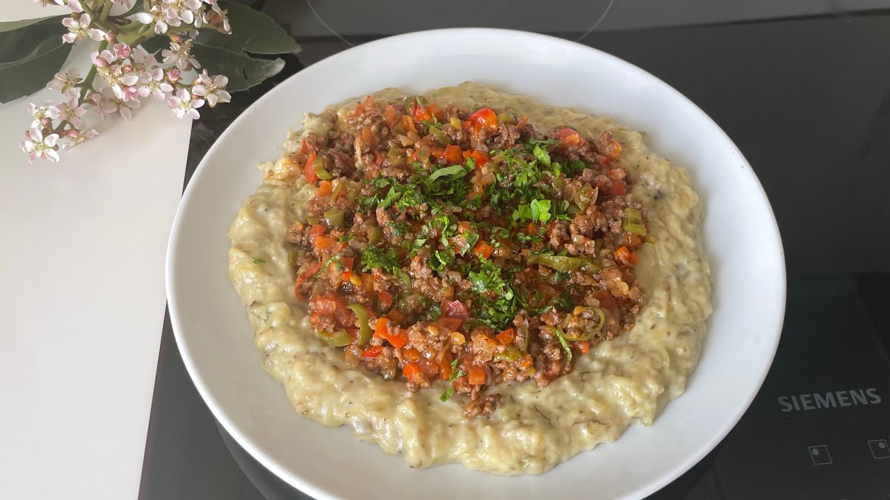 Kıymalı hünkar beğendi