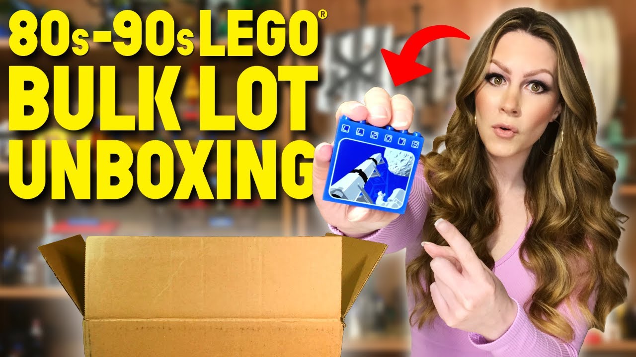 Распаковка 20-фунтовой партии LEGO&reg; 80-х&ndash;90-х годов! (СУПЕР СЮРПРИЗНАЯ МИНИФИГУРКА!)