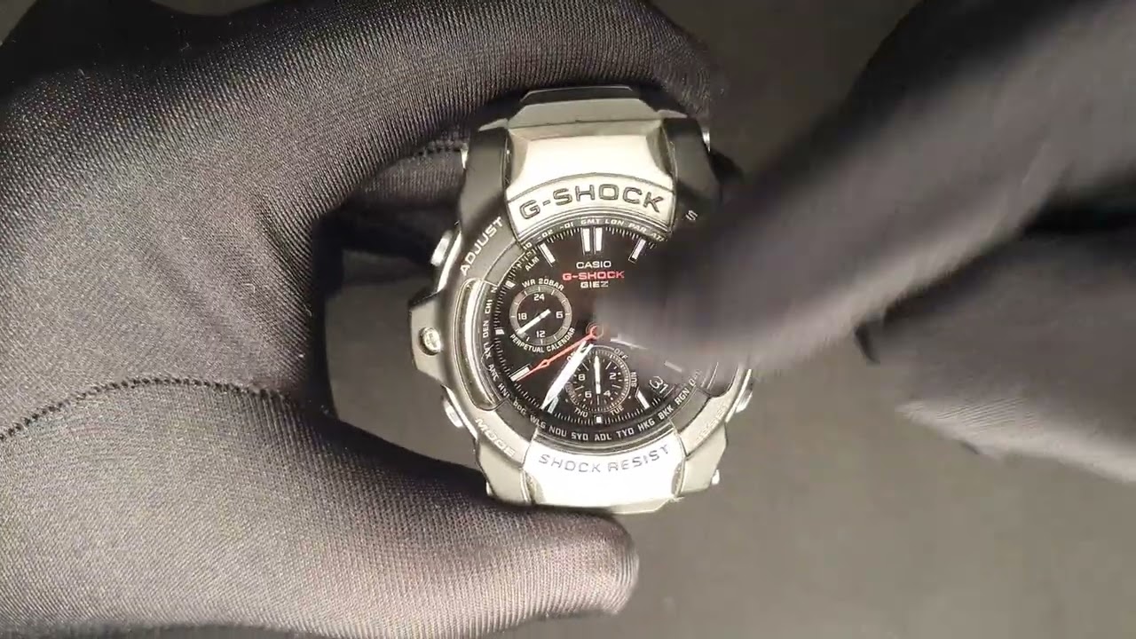 CASIO G-SHOCK GIEZ GS-1001 (AJUSTE DAS HORAS )
