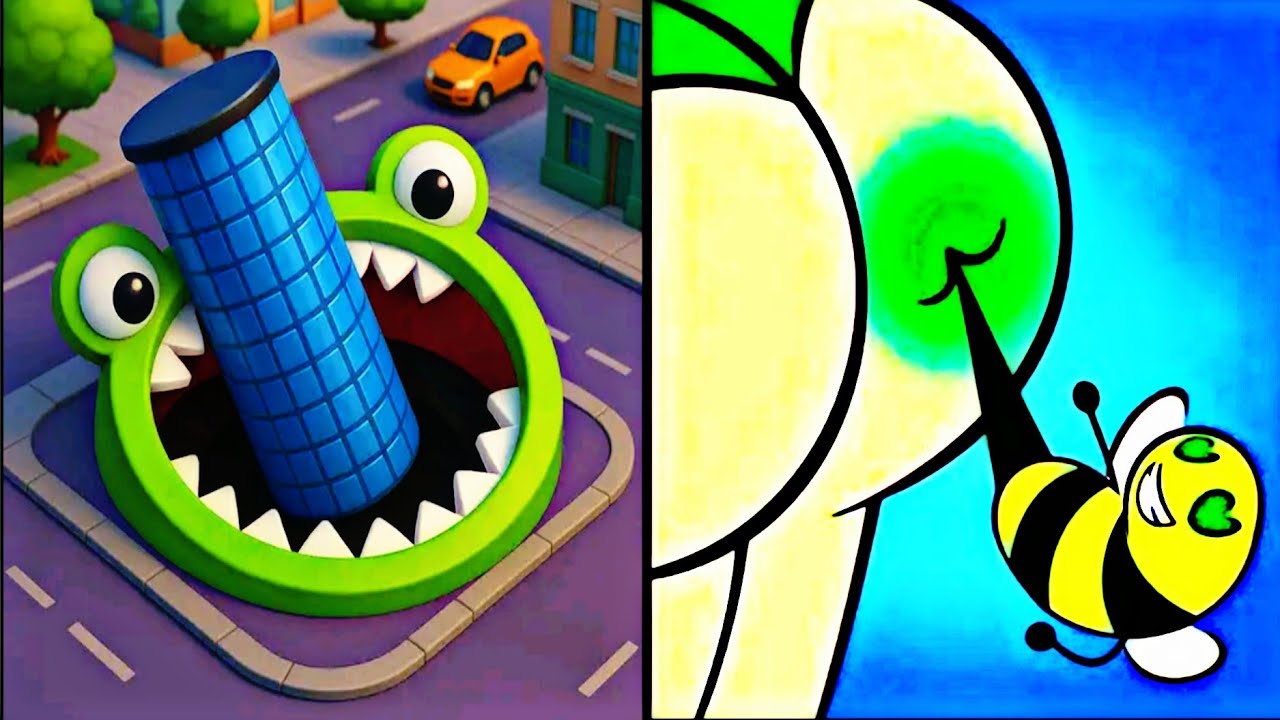 Hole io Gameplay Vs Help Me Tricky Story-I Found All Max Level Up Top Epic Best ASMR Gameplay #154