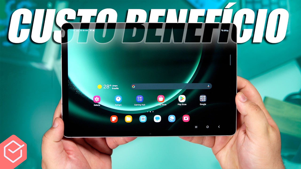 GALAXY TAB S9 FE // TABLET com CANETA e MODO DESKTOP com CUSTO BENEFÍCIO para estudar e trabalhar!