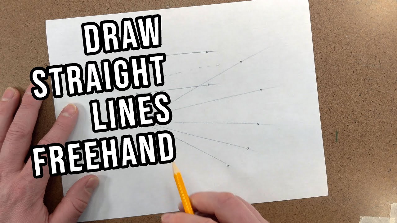 Draw Straighter Lines Freehand: Shoulder Movement & Line Confidence Drills