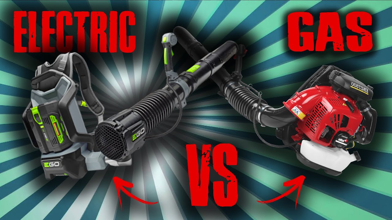 Ego Electric Backpack Blower vs Gas Blower.  The results were surprising!