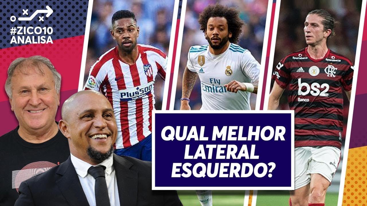 ZICO e ROBERTO CARLOS analisam os maiores laterais-esquerdos!!