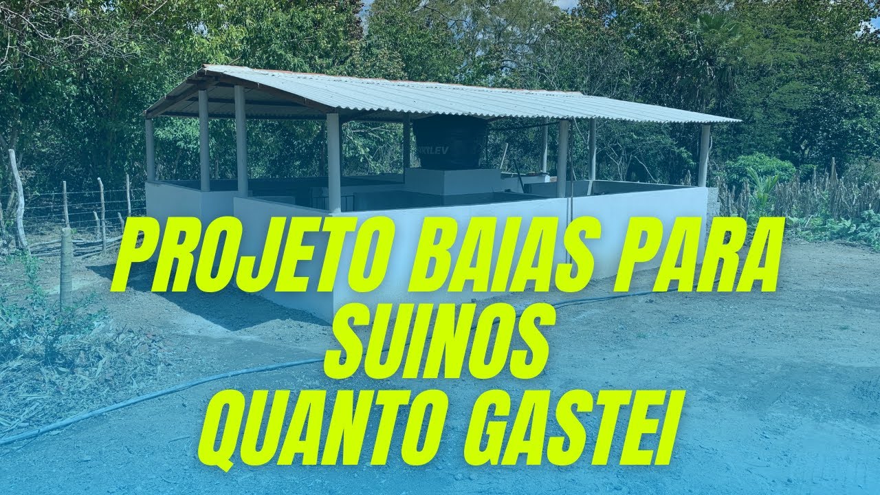 Como fazer uma POCILGA para criar PORCOS/SUINOS simples e barata passo a passo
