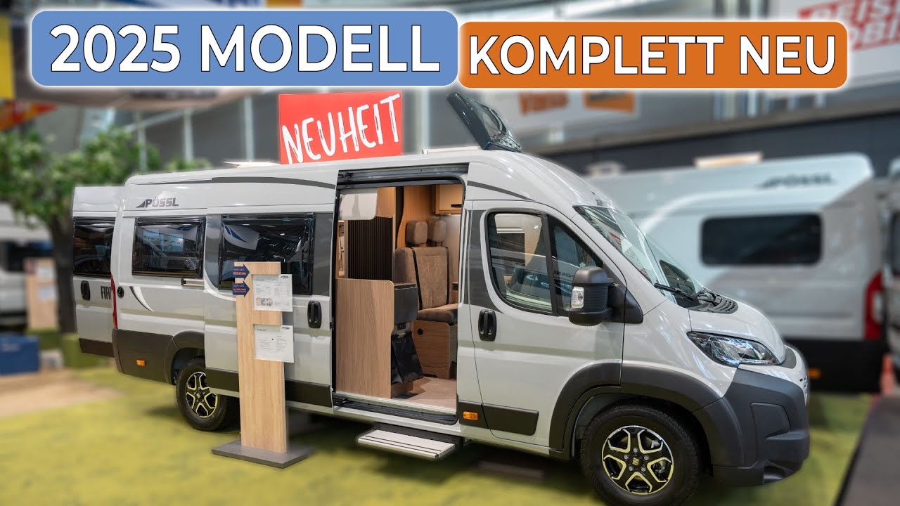 Komplett neue (moderne) Wohnwelt - 6,40m - Längsbett - Raumbad - Pössl Roadcruiser - ab 59.999 €