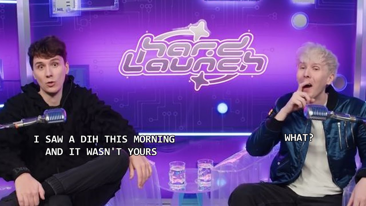 Dan & Phil but it's them not giving a f anymore