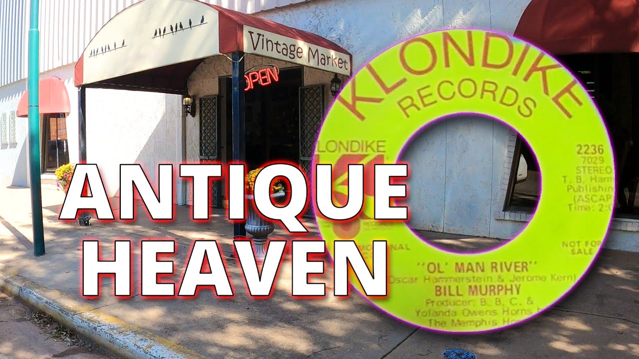 A trip to Antique Heaven looking for vinyl records!