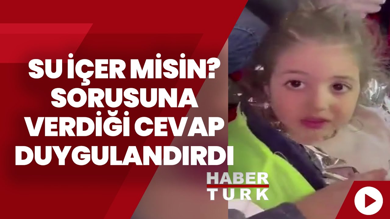 Enkazdan çıkarılan minik Hazal'ın 