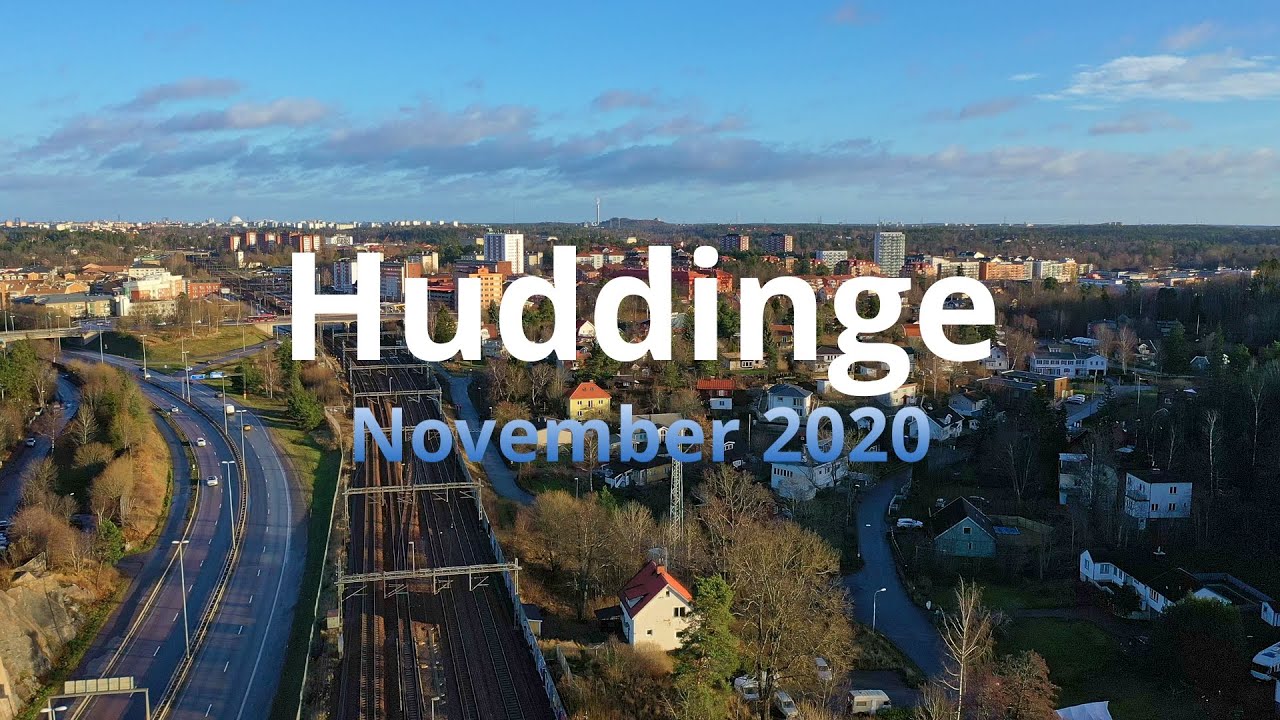 Huddinge 2020 från Drönare