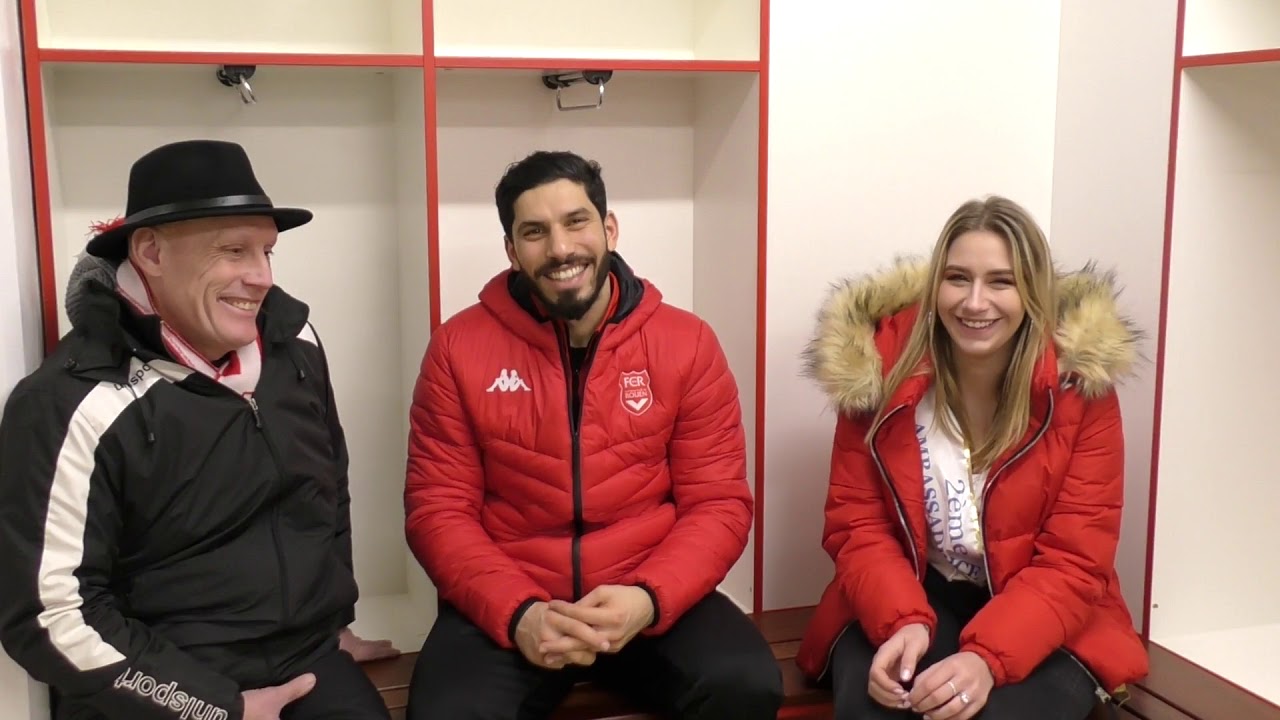 Abdel OUADAH Joueur du FC Rouen et messagers de l'Espoir