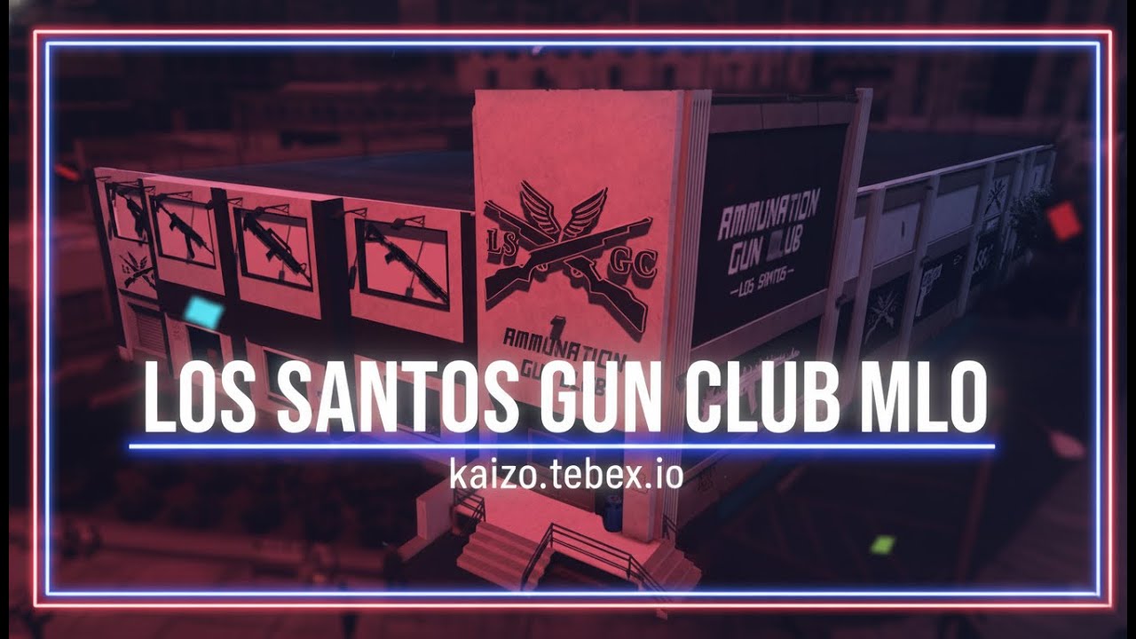 FIVEM GUN SHOP MLO - Premium Interior & Exterior | FIVEM - GTA RP Map
