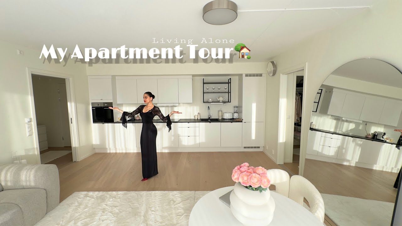 My Living Alone Diaries | My Cozy Apartment Tour, Soft, Feminine & Peaceful Vibes 🤍🏡