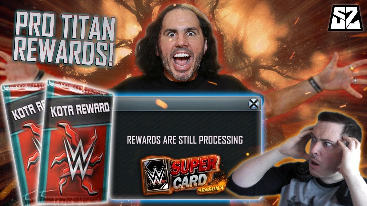 I GOT A TITAN PRO FROM KING OF THE RING! BUT ITS BROKEN?! | WWE SuperCard Season 4