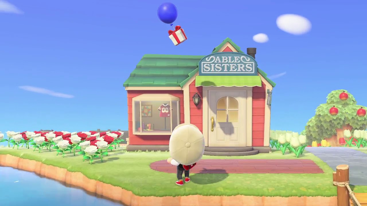 Как получить подарки в виде летающих шаров в Animal Crossing: New Horizons