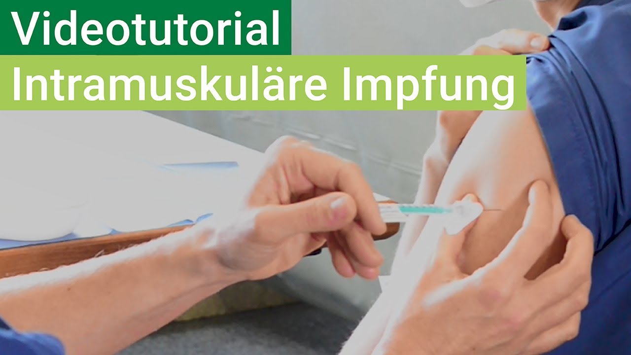Intramuskul&auml;re Impfung