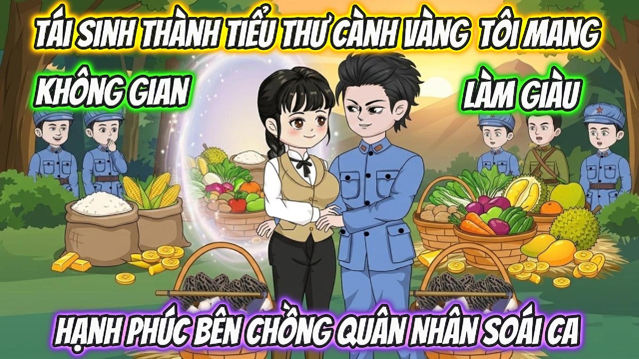 Tái Sinh Thành Tiểu Thư Cành Vàng,Tôi Mang Không Gian Làm Giàu Hạnh Phúc Bên Chồng Quân Nhân Soái Ca
