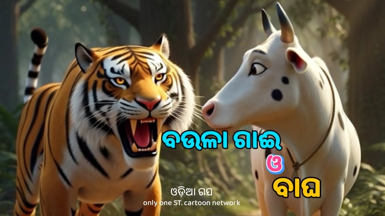 #||ବଉଳା ଗାଈ ଓ ବାଘ#ଓଡ଼ିଆ ଗପ# ଭିଡ଼ିଓ||ODIA||VIDEO#BAULA GAEE O BAGHA||ODIA GAPA||#cartoon Video||@
