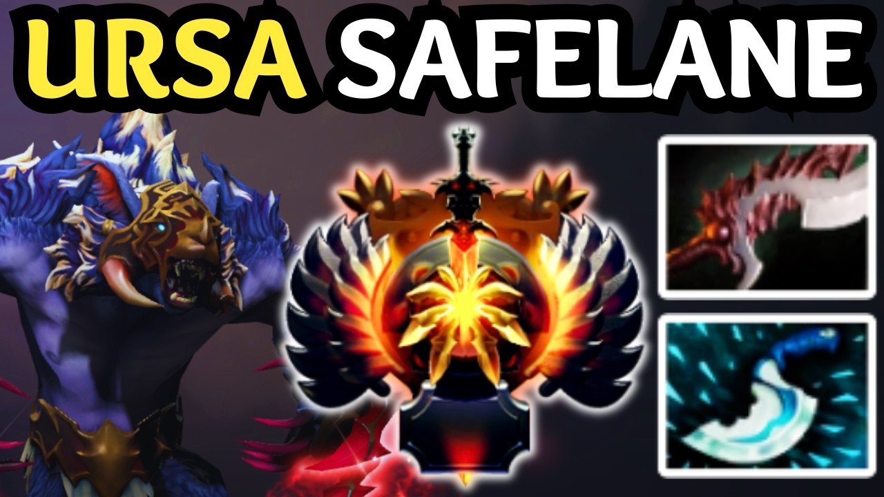 🔥 URSA CARRY — BLINK 😈 FURY 😈 DELETE 😈 | DOTA 2 🔥