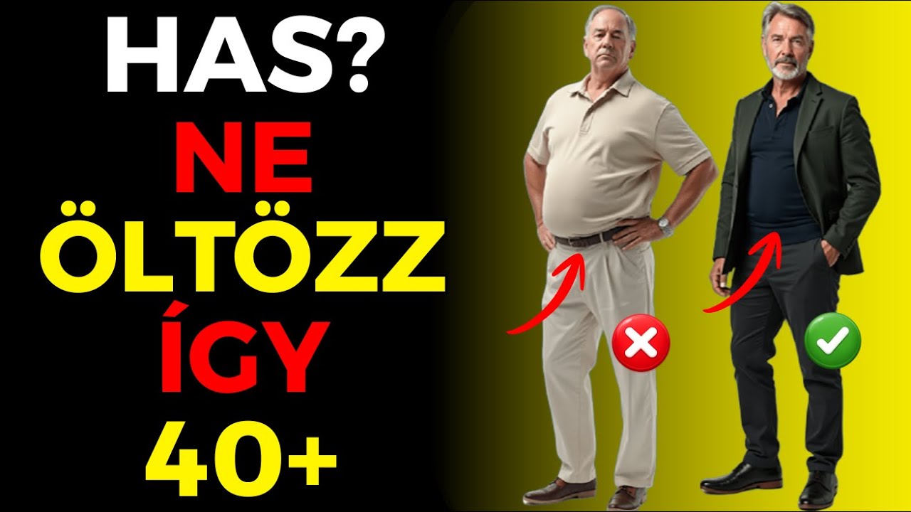 Hogyan öltözz, ha hasad van – 3 stílusszabály, ami mindig működik | 40+ férfidivat