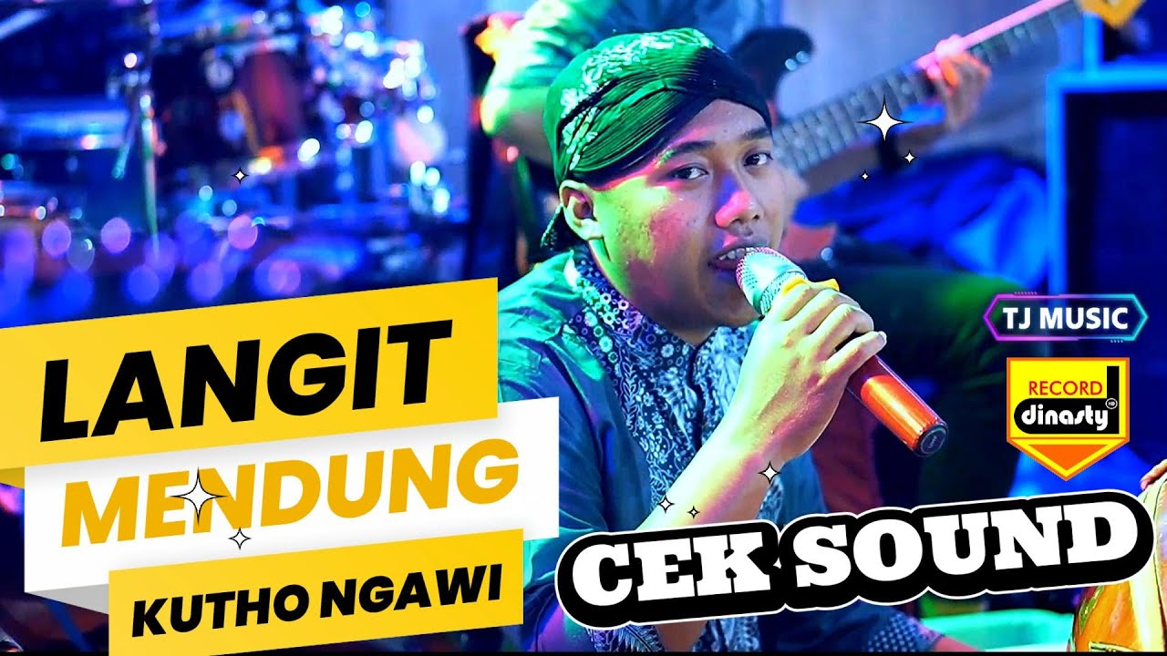 LANGIT MENDUNG KUTHO NGAWI .... CEK SOUND // DINASTY RECORD