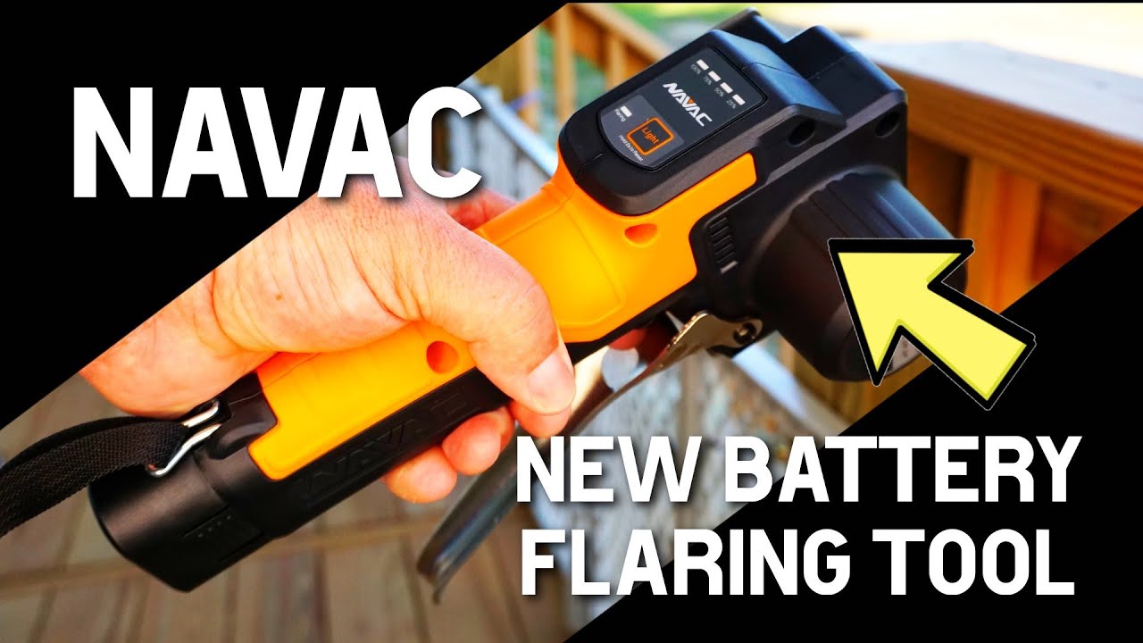 New NAVAC NEF6LM Battery Flaring Tool