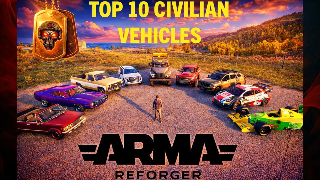 Топ-10 модификаций гражданских автомобилей в Arma Reforger | Подборка лучших модификаций транспор...