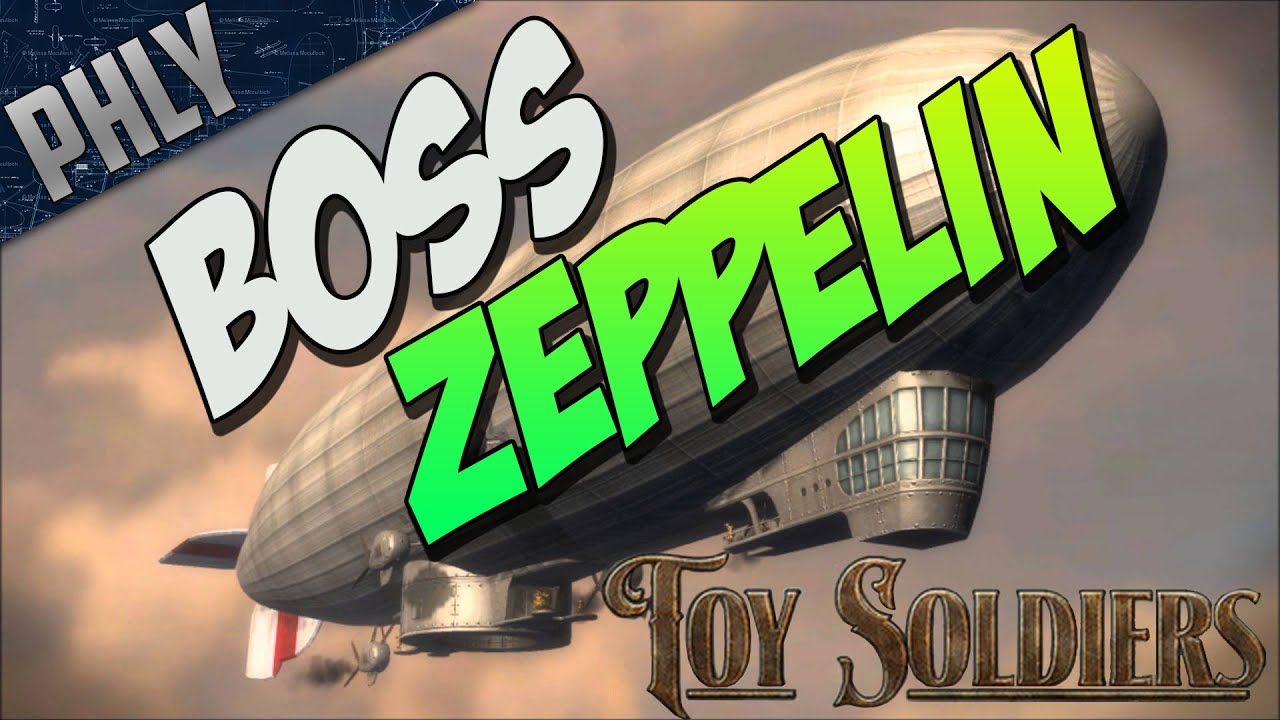 DER ZEPPELIN & LANDSHIP TANK (Toy Soldiers Game Gameplay)