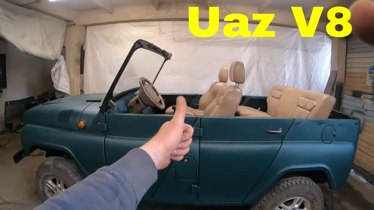 Uaz v8 build part 3