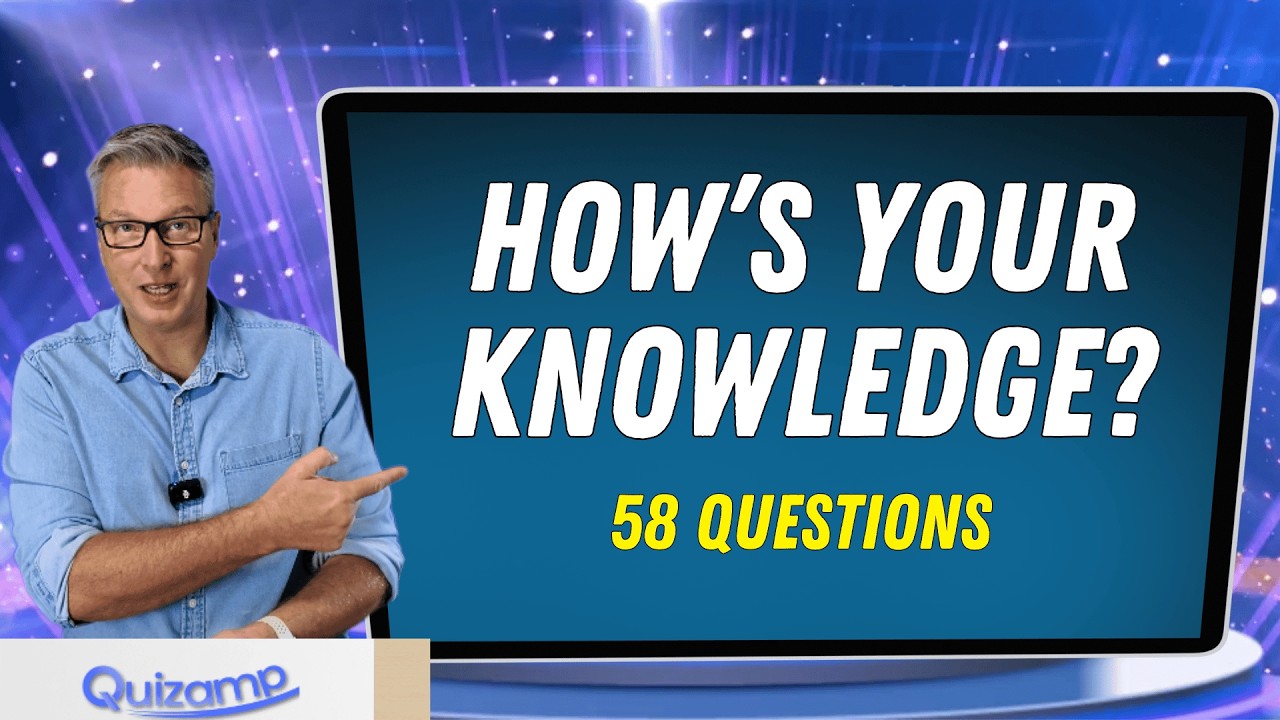 58 Questions to Level Up Your Knowledge