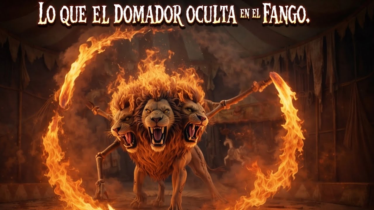 Circo de Cadáveres: Un león de 3 cabezas.