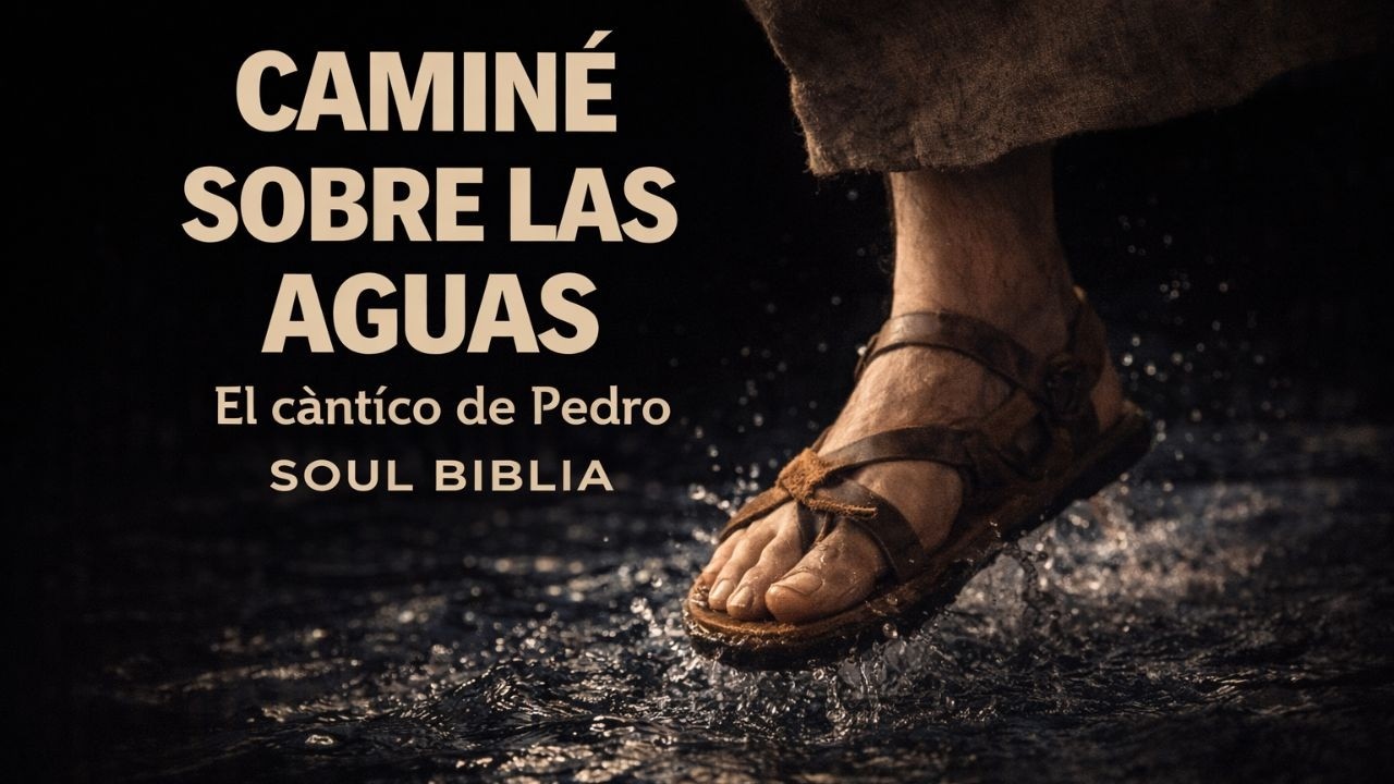 CAMINÉ SOBRE LAS AGUAS | El Cántico de Pedro (Biblia Cantada)