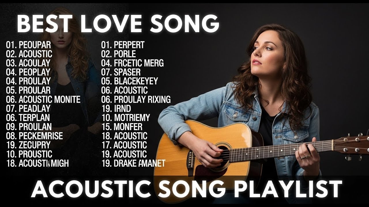 Hot Chill Love Songs Vol 【2552】 Chill Acoustic Playlist