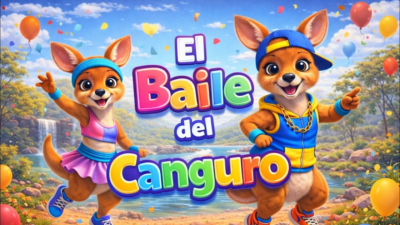 El Baile del Canguro 🦘 | Canción Infantil para Bailar, Saltar y Aprender
