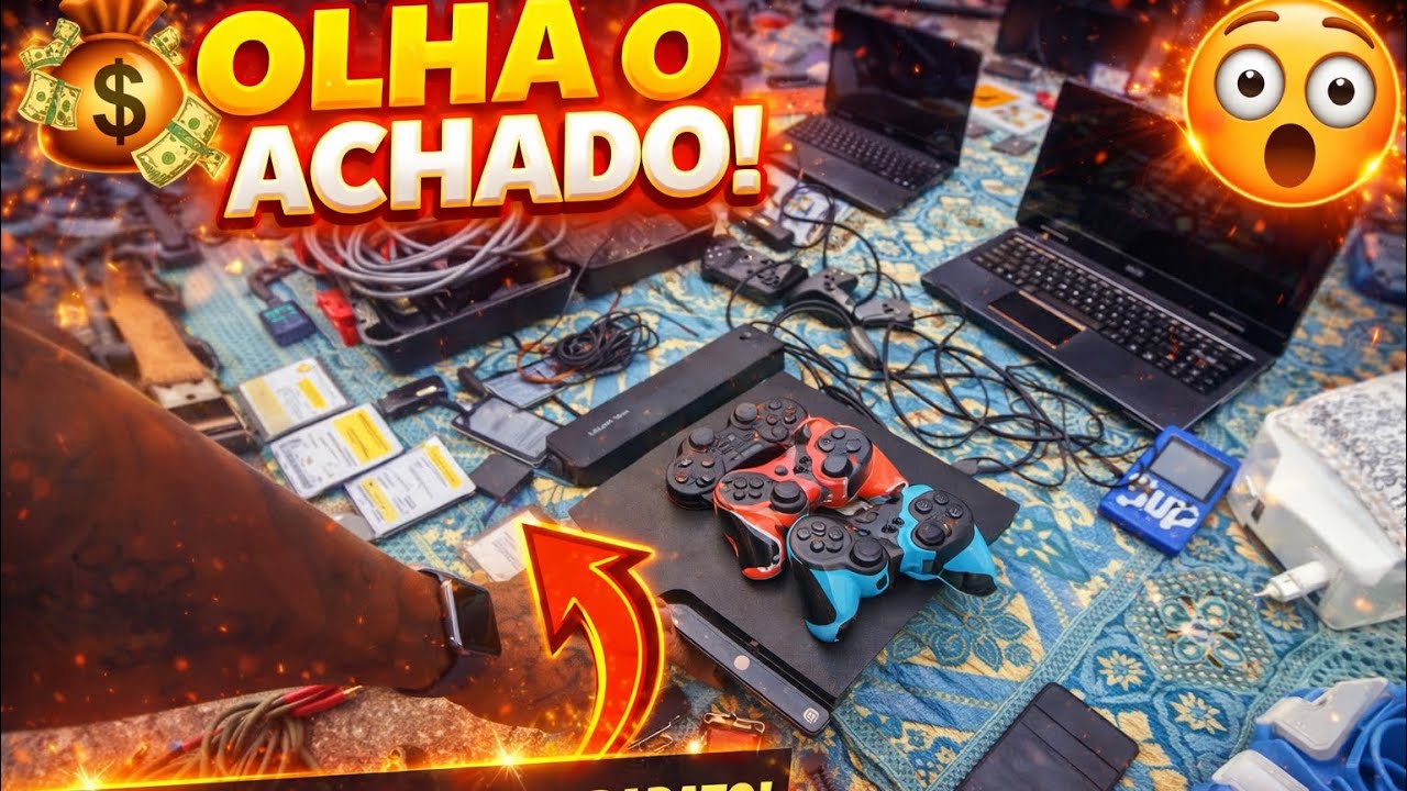 FEIRA DO ROLO DE OSASCO XBOX DE 200 REAIS COISA LINDA PS3 COM HEN VEM PRA CAÇADA GAMER 