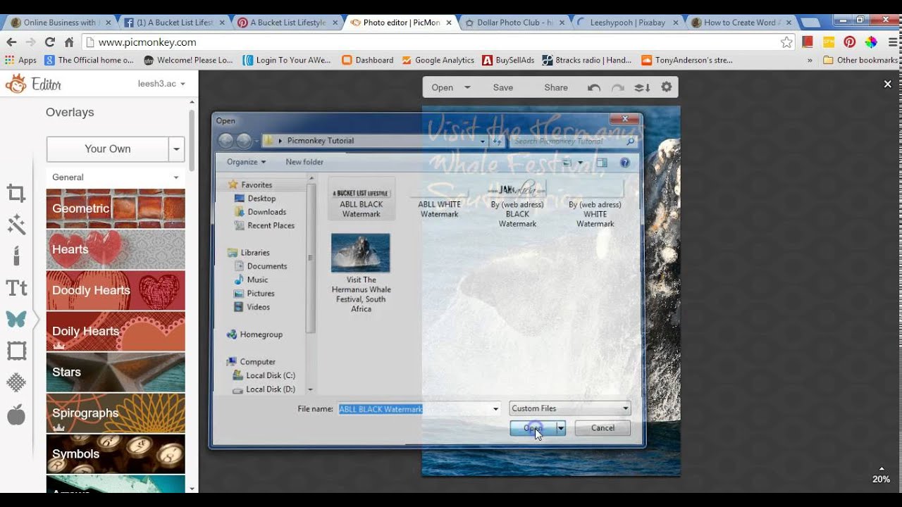 Picmonkey Tutorial | How To Edit Images In Picmonkey For Facebook And Pinterest