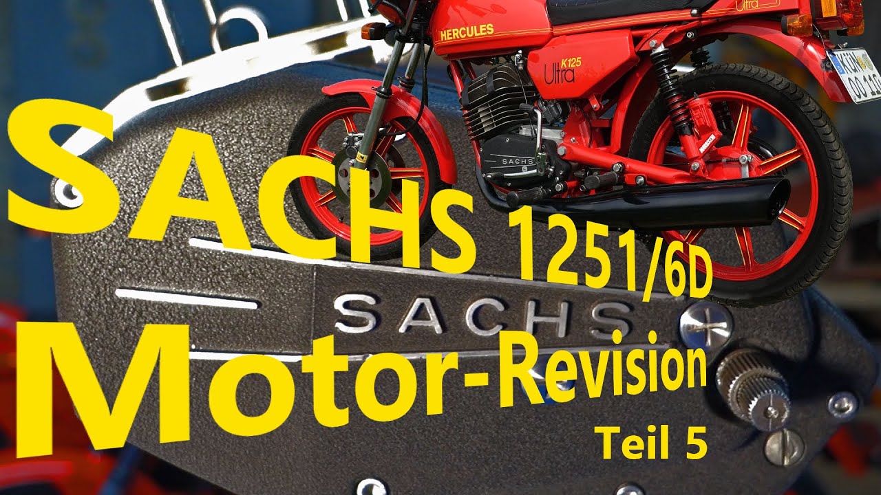 Sachs 125er Motor Revision - Teil 5 -  Schaltung und Kupplung einbauen