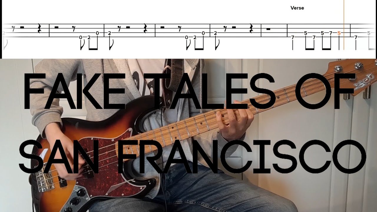 Arctic Monkeys - Fake Tales Of San Francisco - Bass Cover With TABS