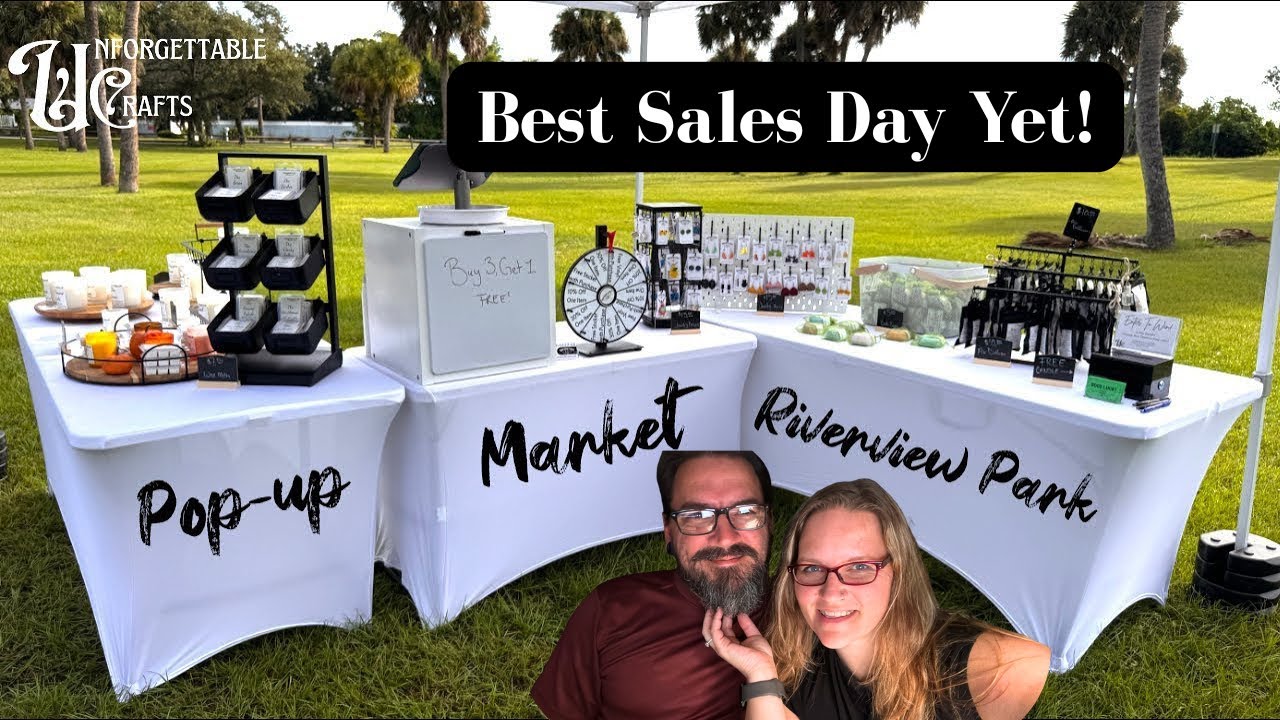 POP-UP Market: NEW Products and best sales day yet! Learn with us!  