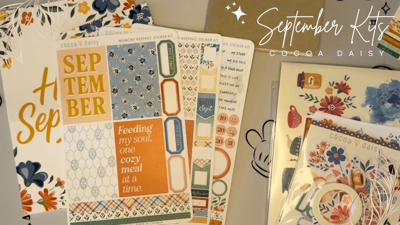 Cocoa Daisy September Kits