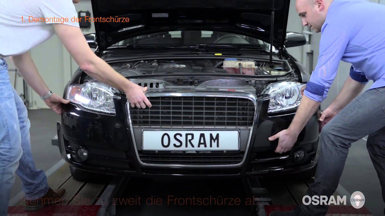OSRAM LEDriving XENARC: Einbauanleitung für den Audi A4 B7