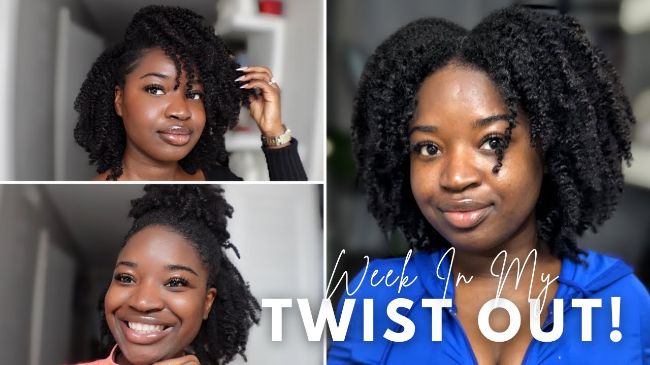 A Week In My Natural Hair (Twist Out) | How I Style & Refresh My Hair! | #KUWC