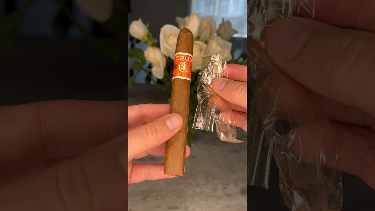 ENJOYING THIS BEAUTIFUL CRUX CIGAR