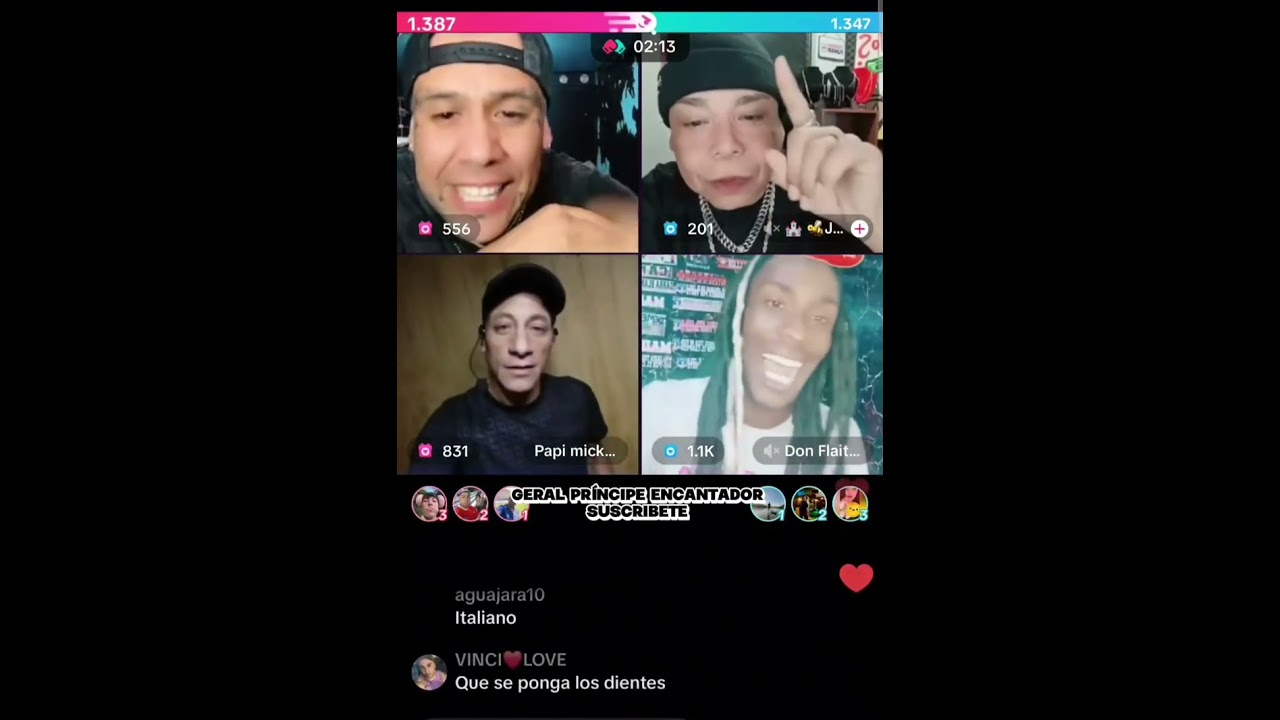 Flaitiano x Papi micky x JB y Pelao foca - En otro junte histórico nunca antes visto , webeo total 😂