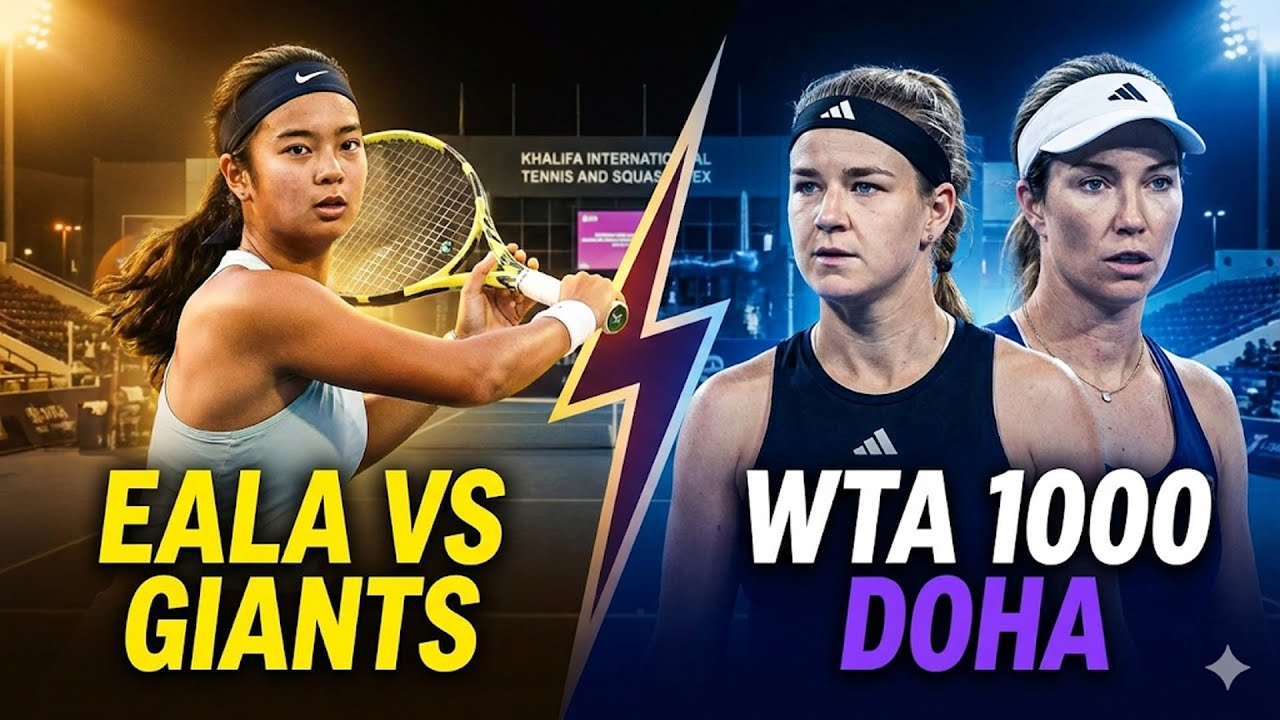 🔔 ALL OF QATAR SHOCKED! Alexandra Eala vs  Two Grand Slam Finalists in WTA 1000 DEBUT   Must Watch!