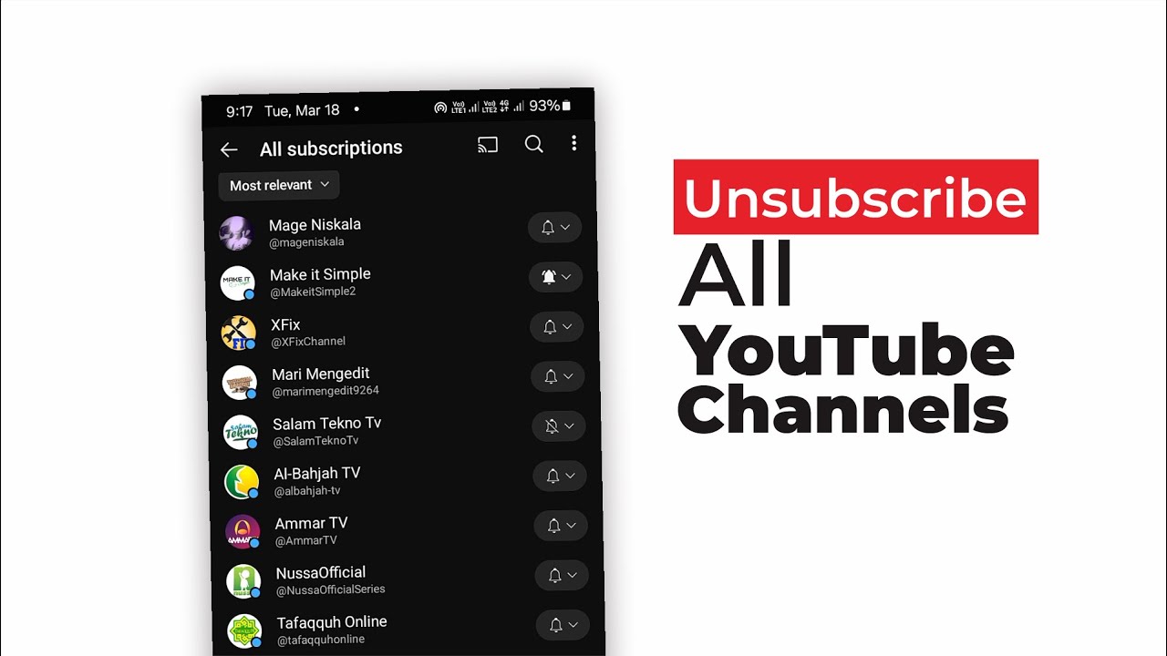 How to Unsubscribe from All YouTube Channels at Once &ndash; The Fastest Method!